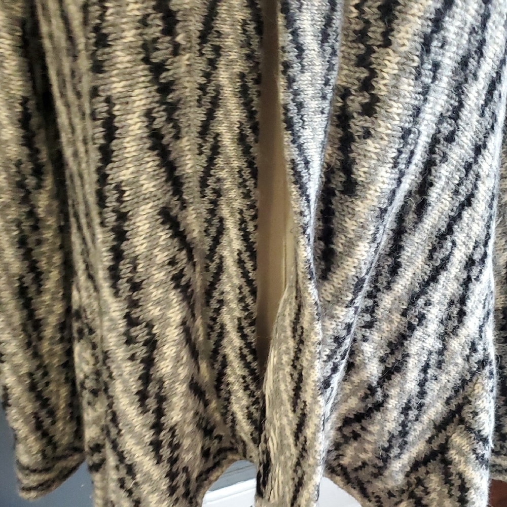 Gloria Jewel  Cozy Black Grey White Women's Waterfall Drape  Cardigan Sweater - Picture 6 of 15